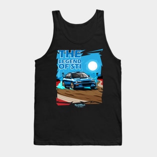 WRX sti legend illustration Tank Top